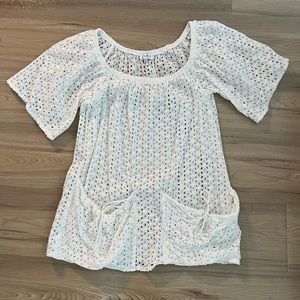 Sabo Skirt Openwork Beach Coverup